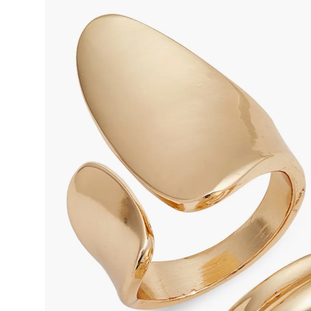 Open Edit Polished Metal Ring